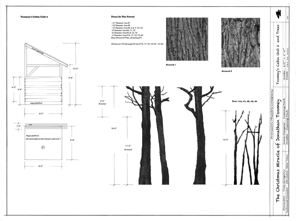 drawing plate 4: toomey's cabin unit 2 & trees